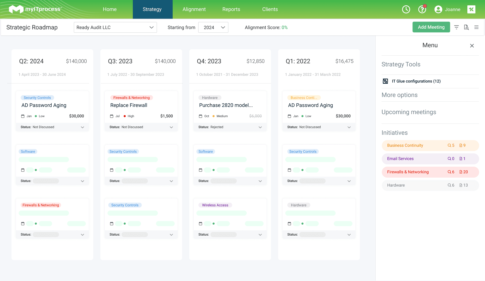 Myitprocess IT Strategic Planning Tool | myITprocess