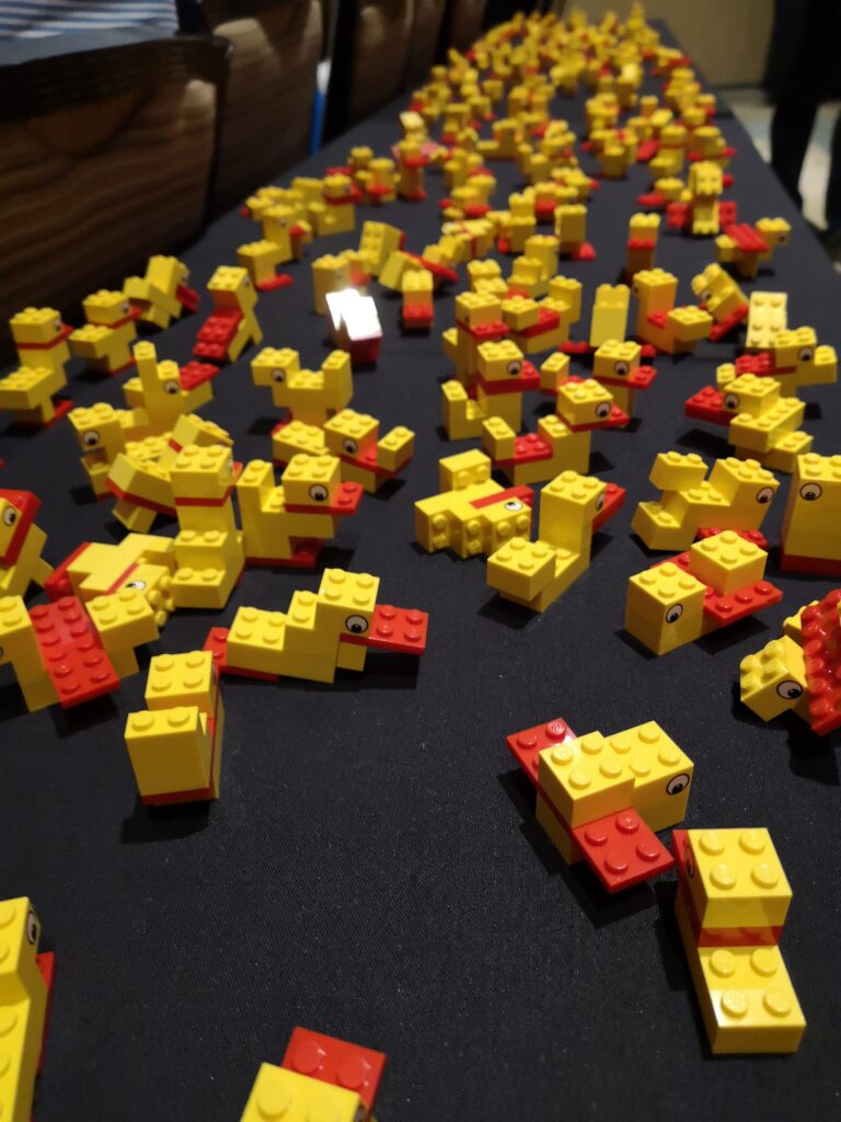 Lego ducks at GlueX 2019