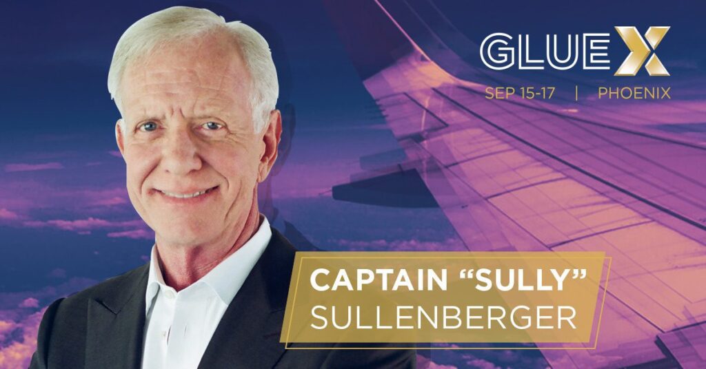 GlueX Headliner Revealed: Introducing Captain “Sully” Sullenberger