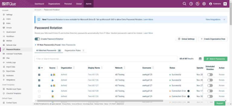 Automated Password Rotation | IT Glue