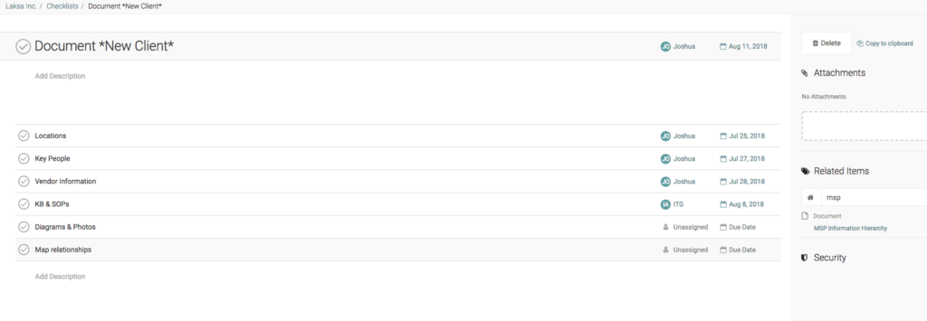 Using Checklists to Improve Your Documentation | IT Glue