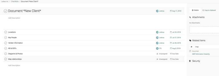 Using Checklists to Improve Your Documentation | IT Glue
