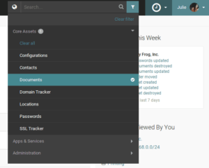 Feature Release: Search Filtering | IT Glue