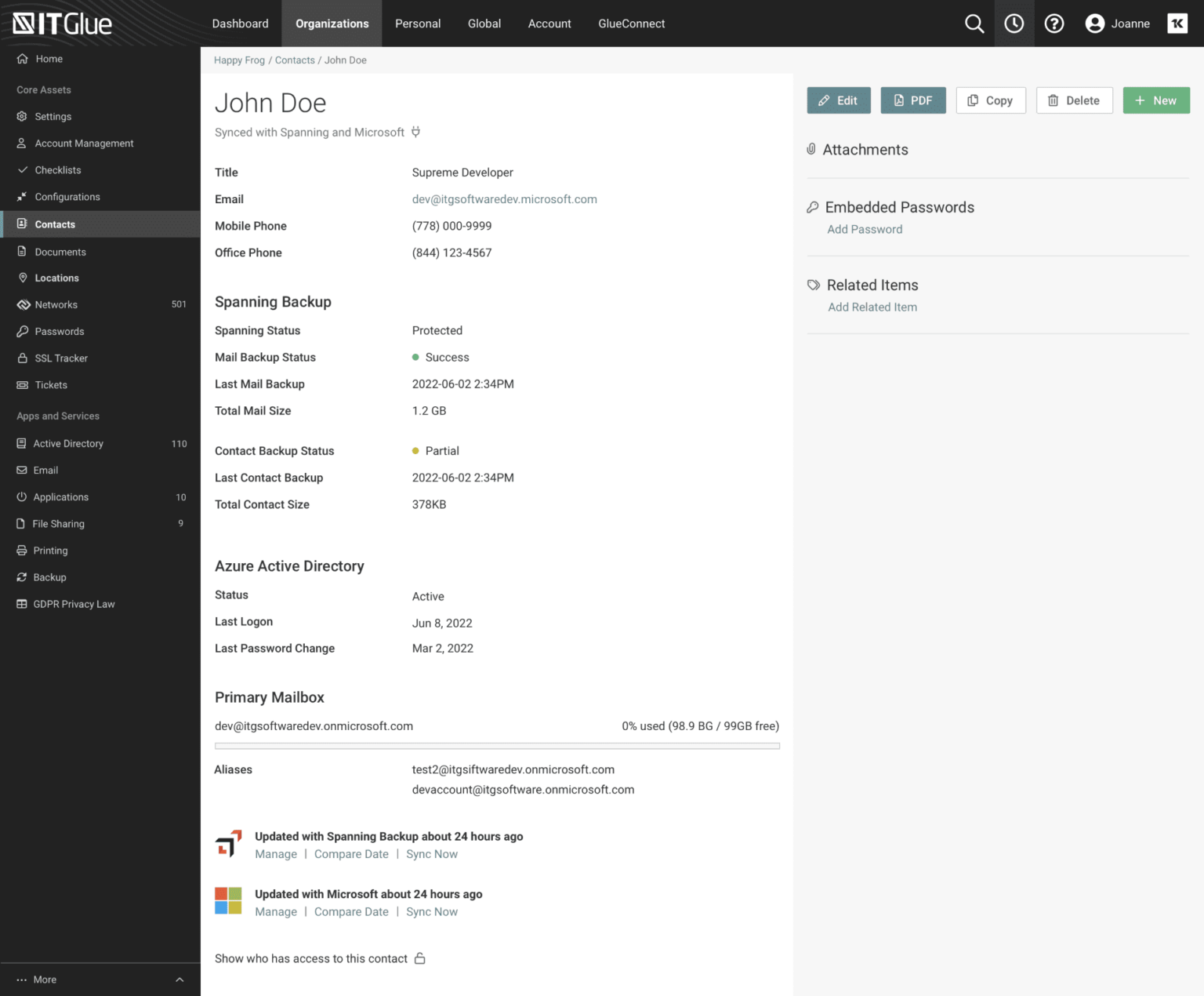 Comprehensively Document Your Backups in IT Glue | ITG