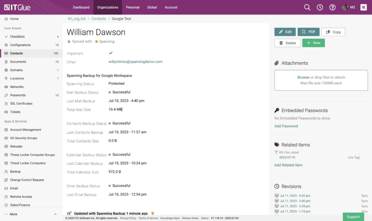 Take Your Backup Documentation to the Next Level | IT Glue
